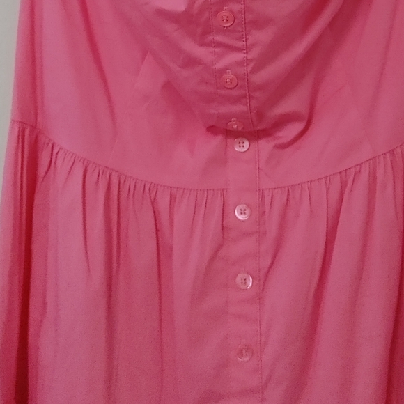 STAUD Elio Off-shoulder Dress in Cotton Poplin - Picture 11 of 11